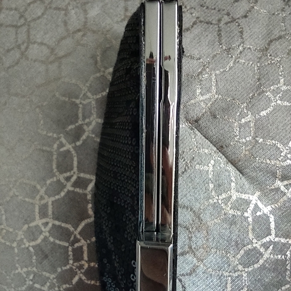ALDO Black Sequin Evening Clutch - Picture 4 of 14
